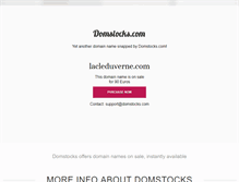 Tablet Screenshot of lacleduverne.com